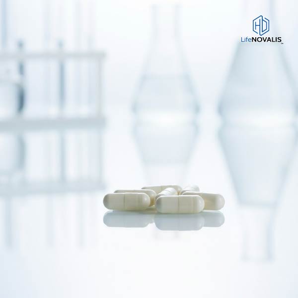 clean supplement capsules on a reflective lab surface symbolizing purity and contamination-free safety