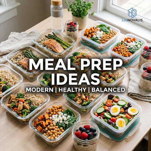 meal prep ideas for healthy living and energy balance