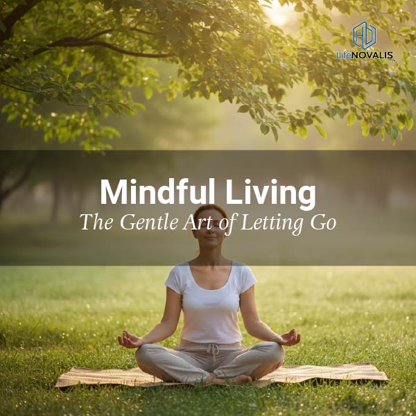 woman meditating in calm morning light for mindful living