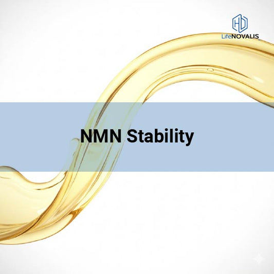 close-up of NMN capsules under soft light symbolizing purity and protection from heat and humidity