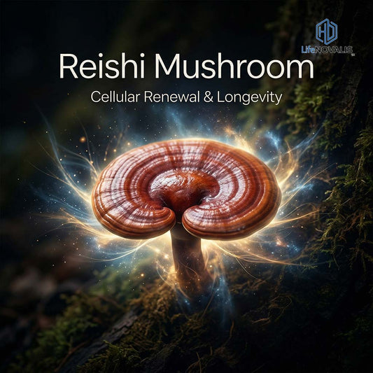 reishi mushroom for cellular renewal and longevity wellness